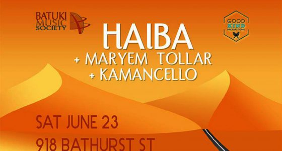 Kamancello collaboration with Maryem Tollar and HAIBA in one concert